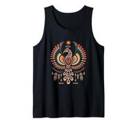 Pavo Real Indígena Indio Tribal Arte Nativo Americano Camiseta sin Mangas
