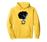 Pavo Real Montando un pájaro Ciclista Monociclo Sudadera con Capucha