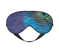 Pavo real morado y verde azulado, Cubreojos completos Antifaz bloqueador de luz Antifaz para dormir Antifaz suave con los ojos vendados Noche