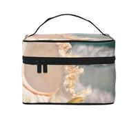 Pavo Real mostrando Plumas con Las alas abiertasBolsa de Maquillaje, Bolsa de Cosméticos Portátil para Mujer-Organizador de Cosméticos de Viaje, Regalo para Momentos Especiales