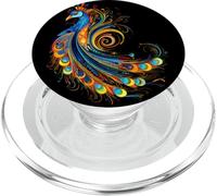 Pavo Real Nativo Americano Indio Tribes Arte Indígena PopSockets PopGrip para MagSafe