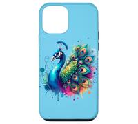 Pavo Real Pájaro Floral Botánico Arte Exótico Naturaleza A Carcasa para iPhone 12 mini
