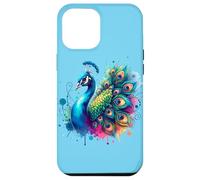 Pavo Real Pájaro Floral Botánico Arte Exótico Naturaleza A Carcasa para iPhone 12 Pro Max
