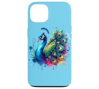 Pavo Real Pájaro Floral Botánico Arte Exótico Naturaleza A Carcasa para iPhone 13