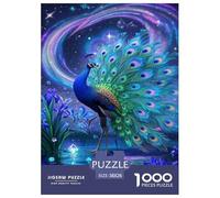 Pavo real Puzzle 1000 piezas Educa Juguete de Madera Regalo Único Arte Decoración Juego Educativo Desafío Juguete para Adultos Y Niños De 12 Años 38x26cm/1000pcs