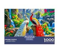Pavo Real Puzzles 1000 Piezas Serie Art Collection Puzzles para Adultos Y Niños Adultos Y Niños A Partir De 12 Año 38x26cm/1000pcs