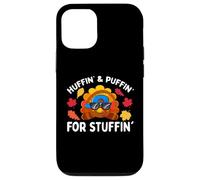 Pavo Trot Acción de Gracias Run Huffin y Puffin para Stuffin Carcasa para iPhone 12/12 Pro