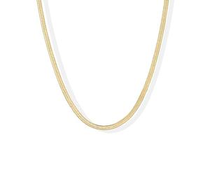 PAVOI 14K Gold Plated Curb Paperclip Box Sphere Bead Snake and Figaro Chain Adjustable Necklace, Oro, No aplicable.