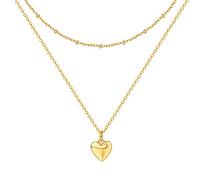 PAVOI 14K Gold Plated Layering Necklaces | Stylish Minimalist Design Pendant Necklaces | Butterfly, Heart, Lock, Evil Eye, Coin, Lightning Bolt, Circle, Cross Pendants for Women