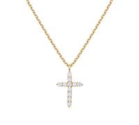 PAVOI Collar Fe Oro Amarillo 14K Chapado de Las Mujeres | La fe Colgante | Collares de Oro Amarillo de la Mujer