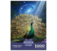 pavón 1000 Piezas Adultos Puzzle Niños Regalo Animal DecoracióN Familiar Creativo Regalo 38x26cm/1000pcs