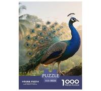 pavón 1000 Piezas Adultos Puzzle Niños Regalo Animal DecoracióN Familiar Juego Desafiante 38x26cm/1000pcs