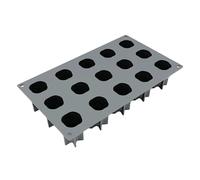 PAVONI Molde Silicona Forma Pera Kaiser 15 cavidades 43x55mm GG037