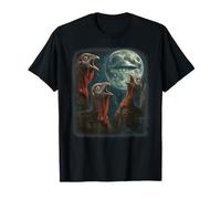 Pavos Hilarante Reacción Al Ovni Luna Llena Divertido Secuestro Camiseta