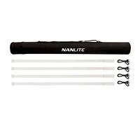 PavoTube T8-7X Kit 4 Tubos Nanlite RGBWW Control de Cable o App