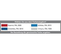 pavoy GmbH Paul van Oyen Armario H1000 X B1500 X t500 mm gris, color RAL 7035 4 m. trennw. S