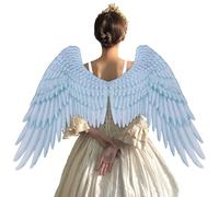Pavsicgn Alas De Ángel Grandes - Accesorios De Alas Grandes para Navidad | Disfraz De Ángel para Juego De Roles Y Fiestas - para Ester Cumpleaños Carnaval Fiesta Mascaradas Teatro Escenario Escuela
