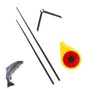 Pavsicgn Caña De En Hielo,Soporte Desmontable | 30 Cm Caña Ultra Ligera Accesorios De - para Principiantes Hombres Mujeres Niños Niñas Padres Invierno Navidad Cumpleaños