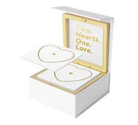 Pavsicgn Kit de fabricación de pulseras, su y sus pulseras - Juego de joyería de cierre permanente Pulseras de amistad bloqueadas | Cadena de joyería de relación cardíaca para el día de San Valentín