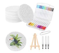 Pavsicgn magic Puffy Paint 3d a art For Kids, magic Foam Texture Painting Kit, 3d Drawing Magics Canvas Sponge, diy Bubble Drawing Pens Art Supplies(with 10pcs Papers And 12color Pens)
