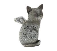 Pavsicgn Memoriales para Gatos,Estatua de lápida de Resina para Gatos | Figurita lápida Interior - Oficinas en casa, cafeterías, exhibición Interior, jardín