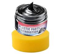 Pavsicgn Restaurador De Molduras Negras,Restaurador de Brillo, Pulidor y Limpiador,Pasta Eliminadora De Rayones con Revestimiento Cerámico - para SUV Camión Sedán Scooter RV Asiento Consola Tablero