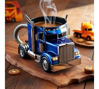 Pavsicgn semi truck coffee mug, handcrafted truck coffee mug, Funny truck mugs coffee mugs for men, Traveling Coffee Cups Ice Milk Cups for Tea, Juice, Milk, Latte, Hot Chocolate