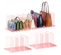 PAVSTINE Organizador Bolsos Apilable, Caja Para Guardar Bolsos de Mujer