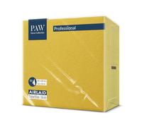PAW - 50 Servilletas de Airlaid Efecto Tela (40x40 cm) | Servilletas Desechables y Absorbentes | Ideales para Bodas, Fiestas y Comuniones | Decoración de Mesa - Monocolor Amarillo