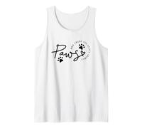 Paw And Enjoy The Little Things Paw Prints Camiseta sin Mangas