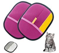 Paw Beam Pet Fur Remover,Electrostatic Pet Hair Remover Glove, Reusable Magic Brush Pet Hair Remover, Pet Hair Removal Glove For Cats & Dogs (Pink,2 pc)
