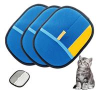 Paw Beam Pet Fur Remover,Electrostatic Pet Hair Remover Glove, Reusable Magic Brush Pet Hair Remover, Pet Hair Removal Glove For Cats & Dogs (Blue,3 pc)