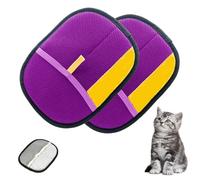 Paw Beam Pet Fur Remover,Electrostatic Pet Hair Remover Glove, Reusable Magic Brush Pet Hair Remover, Pet Hair Removal Glove For Cats & Dogs (Purple,2 pc)