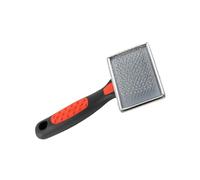 Paw Brothers - Cepillo suave plano con puntas de alfiler recubiertas, mini/pequeño