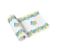 Paw - Camino de Mesa Airlaid (40 cm x 24 m) | Decoración Mesa Boda, Cumpleaños, Bautizo | Rollo de Camino de Mesa Naturaleza, Hojas, Flores | Barroco Cítrico