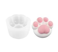 Paw Casting Mold - Translucent Silicone Manual Baking Form, Soft Flexible Crafting Shape Set, Creative DIY Chocolate Cookie Maker, Detailed Resin Art Mold Kit | Versatile Craft Project Tool F