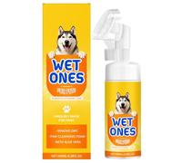Paw Cleaner for Small Dogs 3.38oz Built in Scrubber Brush Scented Paw Cleaner Foam Pet Foot Foaming Cleanser Puppy Daily Care Hygiene Grooming Walk Outdoor