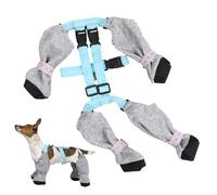 Paw Dog Boot Leggings - Botas de nieve para perros de invierno, pantalones para cachorros y perros | Polainas impermeables ajustables de protección de patas, zapatillas de correr antisuciedad anti-chu