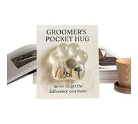 Paw Hug - para Mascotas Groomer Keepsake | Inspirational Collectible Ornament with Card for Pet Lovers, for Friends, Women, Men, Adults, Kids, Boys and Girls Who Love Pets