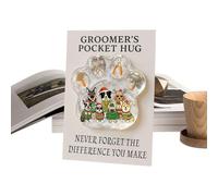 Paw Hug - para Mascotas Groomer Keepsake | Inspirational Collectible Ornament with Card for Pet Lovers, for Friends, Women, Men, Adults, Kids, Boys and Girls Who Love Pets