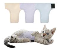 Paw Legend Pañales para gatos hembra, pañales para gatos macho, pañales lavables y reutilizables para gatitos, pañales para mascotas con incontinencia (paquete de 3, mediano)