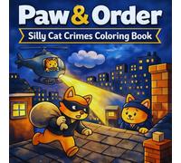 Paw & Order: Silly Cat Crimes Coloring Book: A Cozy, Cute, and Hilarious Adult Coloring Book Featuring Mischievous Cats, Funny Crime Scenes, and ... and Bold Hygge Coloring Book Collection)