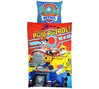 Paw Patrol 0121990 - Juego de Cama de Microfibra, poliéster, Azul, 37,5 x 27 x 4 cm, 135 x 200 cm