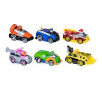 PAW PATROL 6053362 True Metal Classic - Paquete de 6 vehículos fundidos a presión coleccionables de la Patrulla Canina, Escala 1:55 (2019)