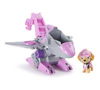 PAW Patrol 6059520 - Dino Rescue Skyeâ s Deluxe Rev Up Vehicle con figura de dinosaurio misterioso