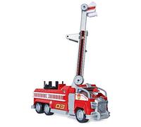 Paw Patrol 6060444 Camión de Bomberos Marshalls Transforming Movie City con Escalera Extensible, Luces y Sonidos y Figura de acción Coleccionable, Juguetes para niños a Partir de 3 años, Multicolor