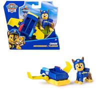 Paw Patrol: Action Pups, Figura de acción de Chase y avión aerodeslizador con alas Plegables, Juguetes para niños y niñas a Partir de 3 años