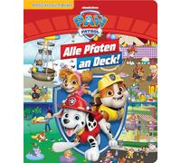 PAW Patrol - Alle Pfoten an Deck! - Verrückte Such-Bilder, groß - Wimmelbuch - Pappbilderbuch mit wattiertem Umschlag