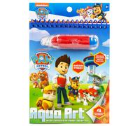 Paw Patrol Aqua Art incluye 4 pginas reutilizables de arte de arte y agua Color de lpiz de agua con agua revela agua Pintura de actividades con lib
