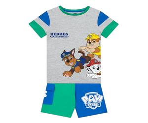 Paw Patrol Atuendo | Conjunto De Camiseta Y Shorts para Niño | Conjunto Verano Niño | Gris 5-6 años